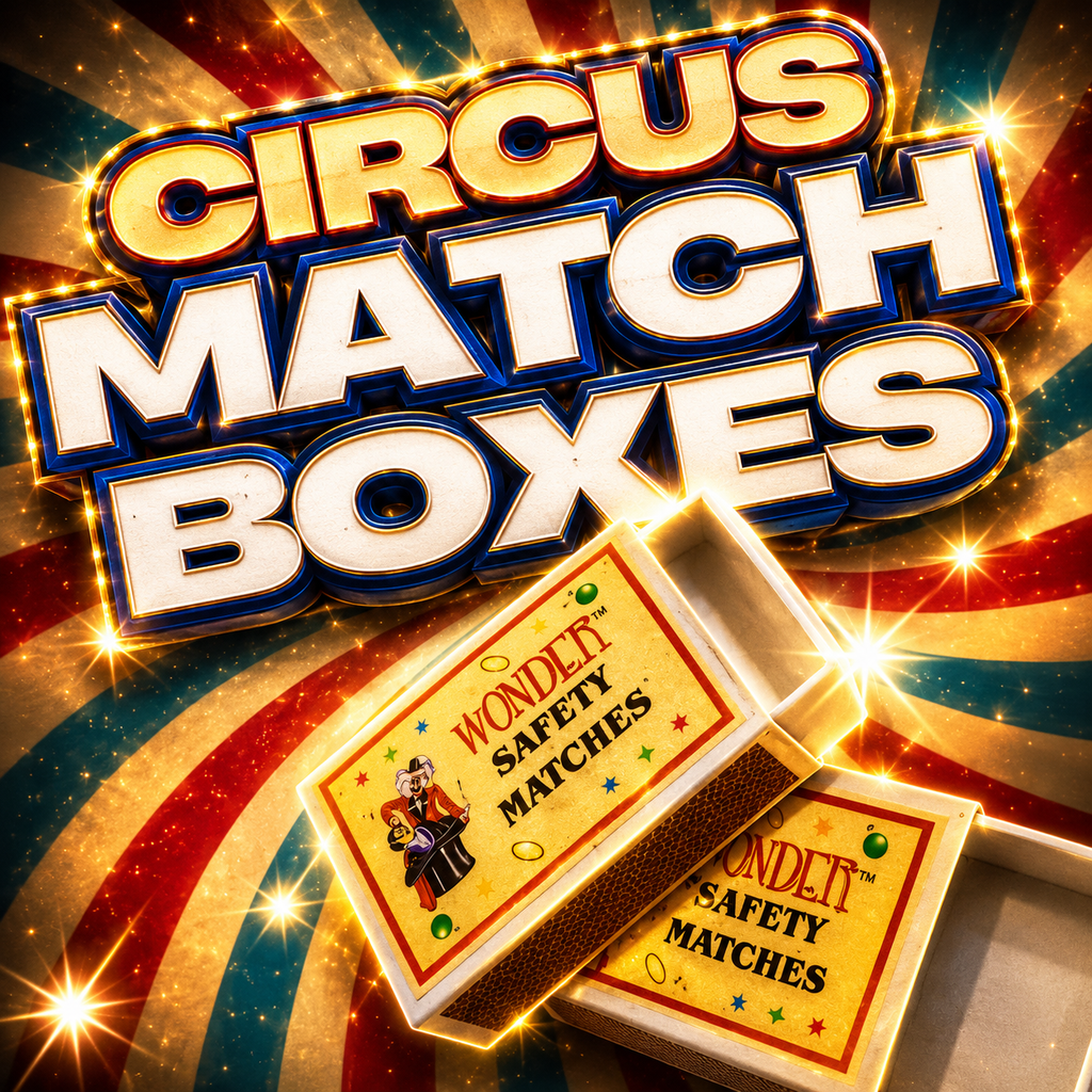 CIRCUS MATCH BOXES MAGIC SHOP AUSTRALIA