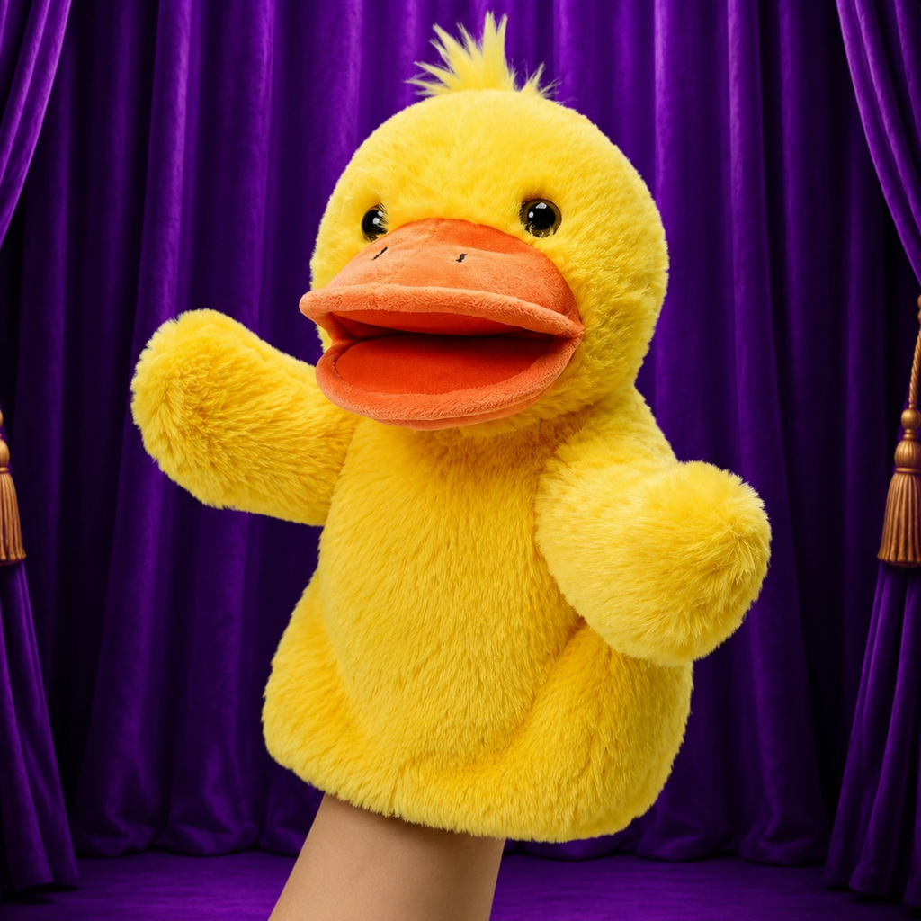 DOTTIE DUCK HAND PUPPET - PUPPET SUPPLIES AUSTRALIA