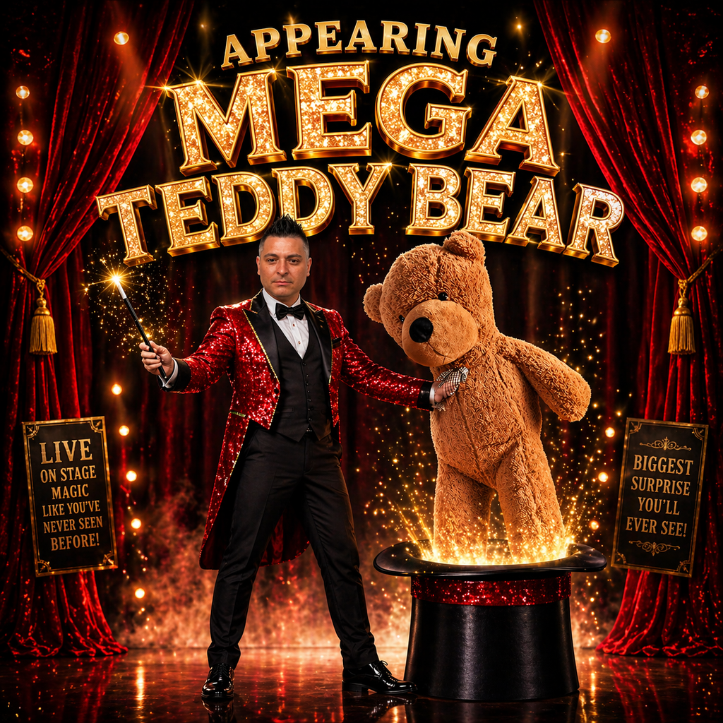 APPEARING MEGA TEDDY BEAR