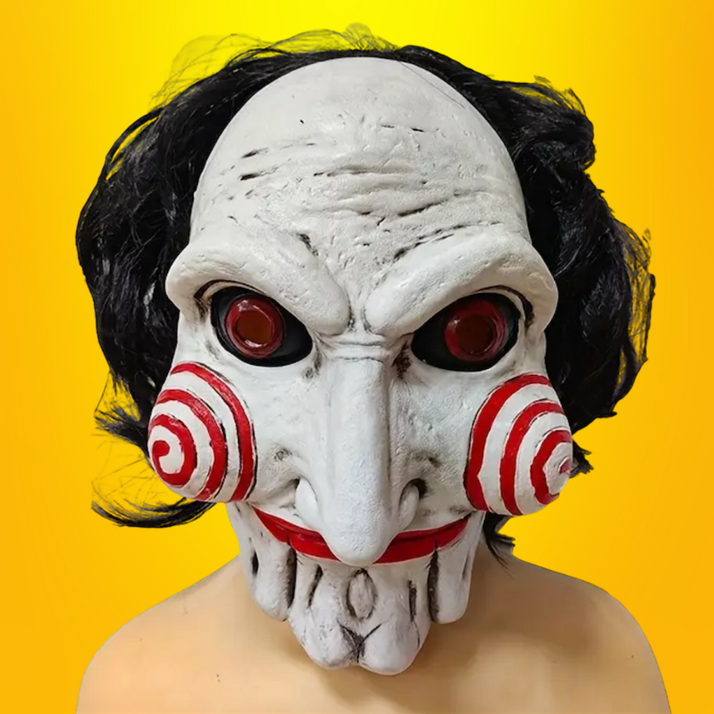 Saw Latex Mask Horror Halloween Dress Up