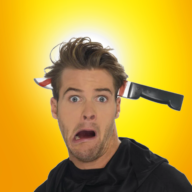 Knife Thru Head Joke Toy Shop