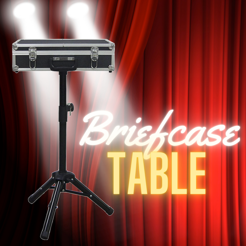 MAGICIAN BRIEFCASE TABLE