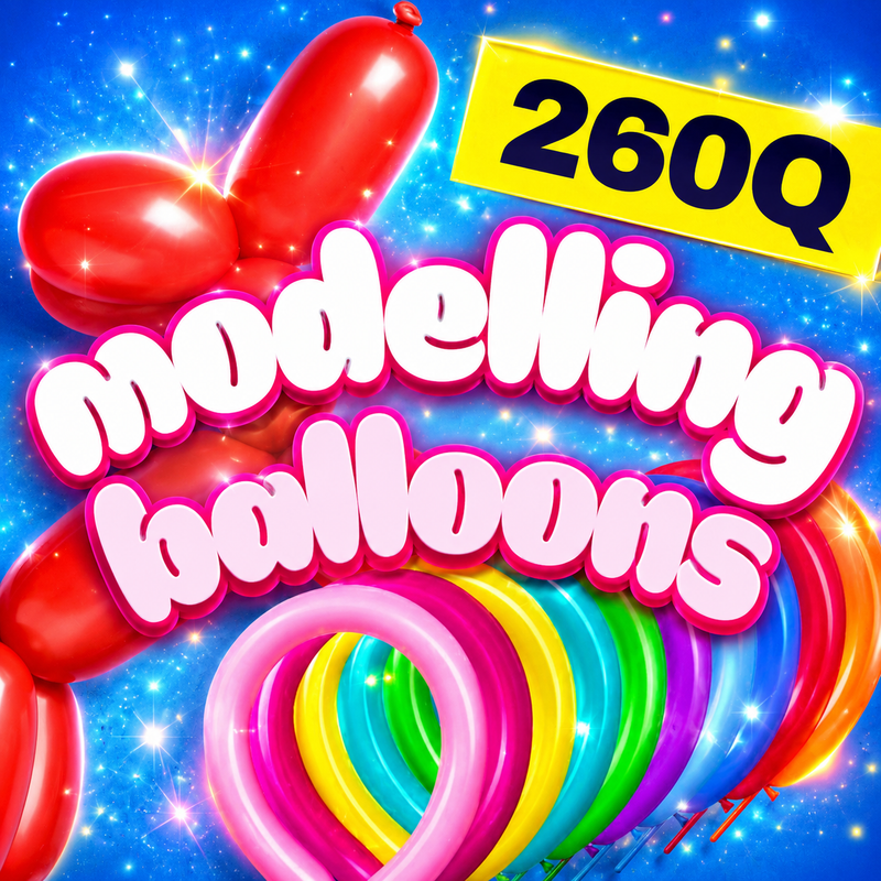 MODELLING BALLOONS - 260Q - TRADITIONAL ASSORTMENT BAG OF 250
