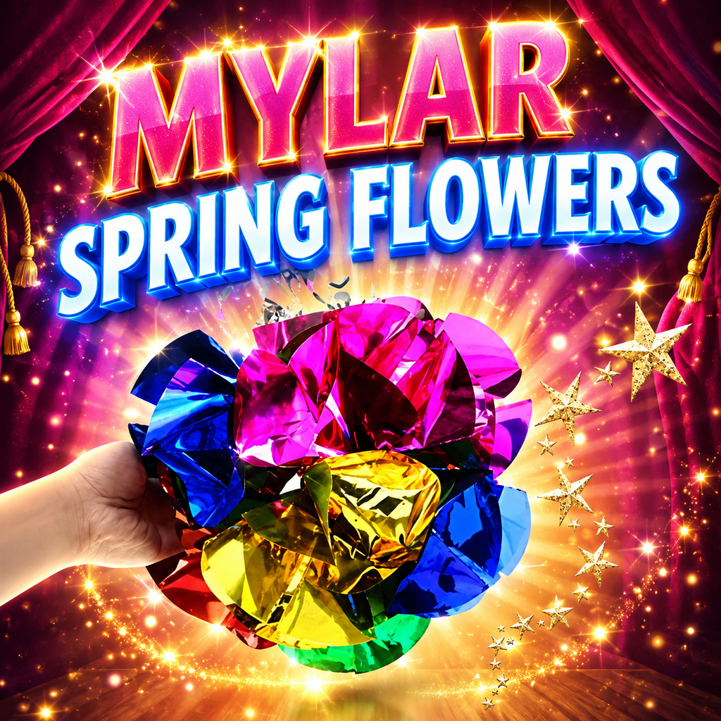 MYLAR SPRING FLOWERS MAGIC TRICK MAGIC SHOP AUSTRALIA