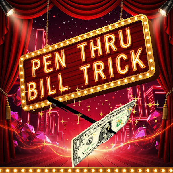 PEN THRU BILL TRICK MAGIC SHOP AUSTRALIA