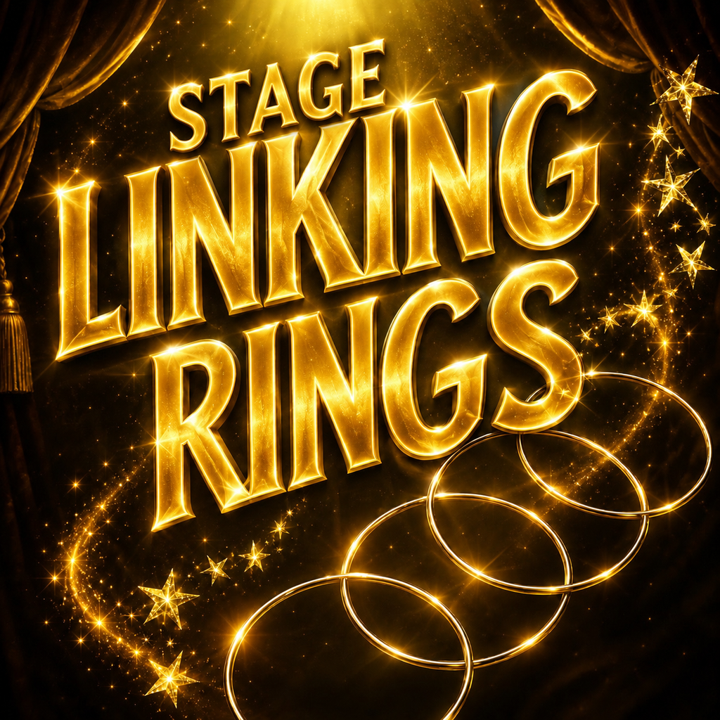 STAGE SIZE LINKING RINGS ILLUSION MAGIC SHOP AUSTRALIA