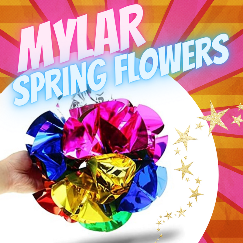 MYLAR SPRING FLOWERS