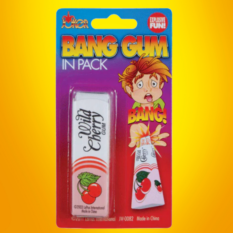 EXPLODING CHEWING GUM JOKE TOY