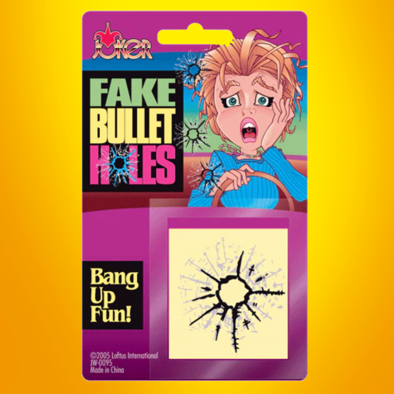 FAKE BULLET HOLES