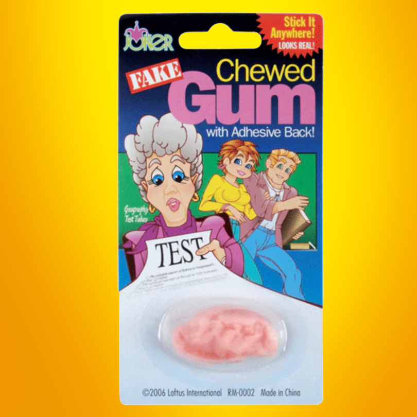 FAKE CHEWED GUM