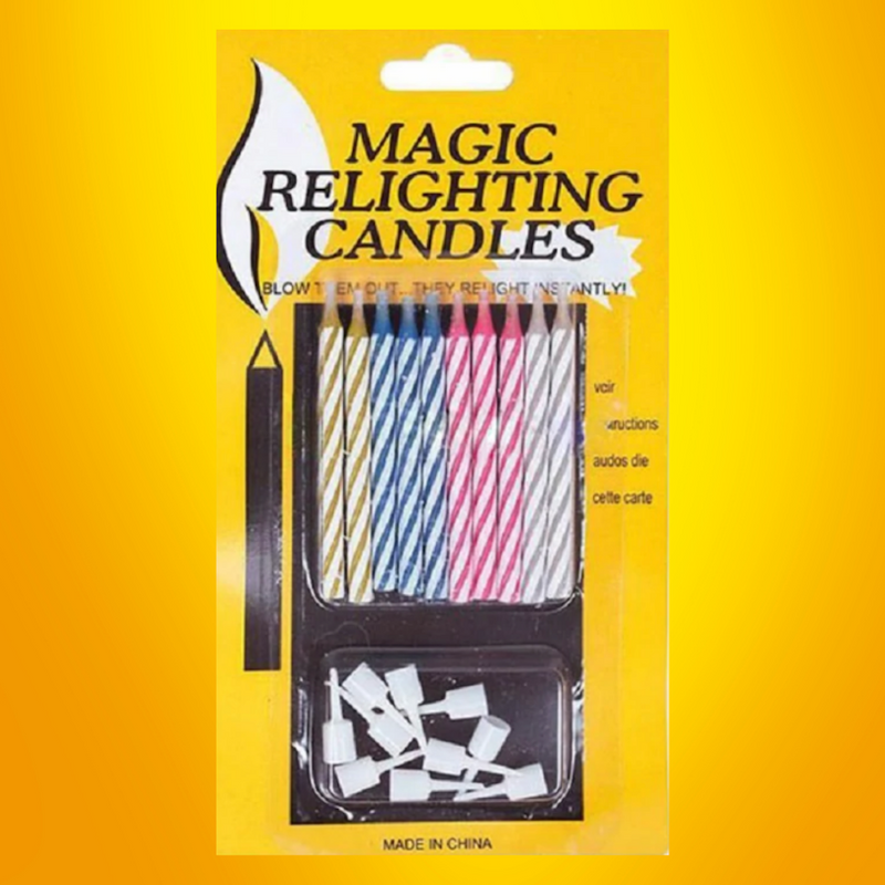 TRICK RELIGHTING CANDLES