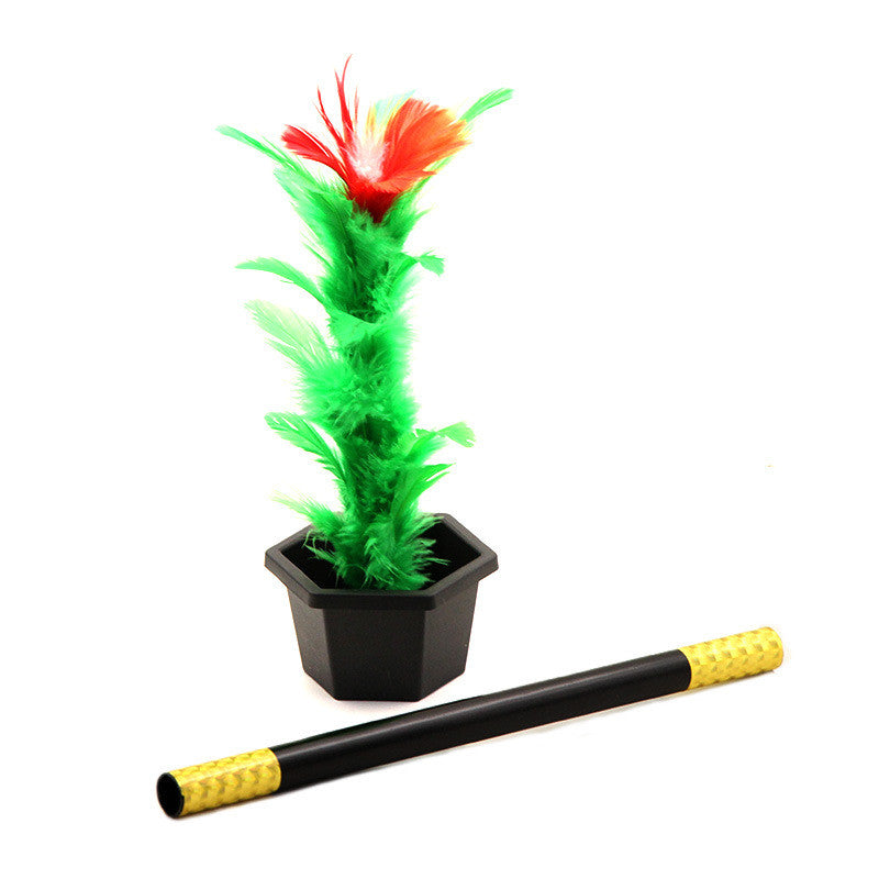 Magic Wand Feather Flower Trick