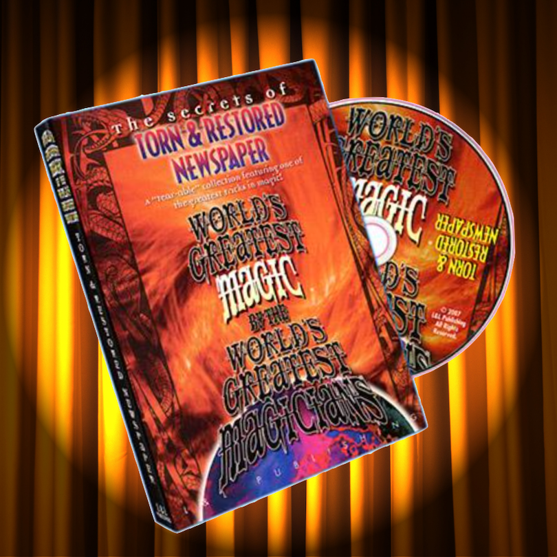 TORN AND RESTORED NEWSPAPER TRICK - DVD