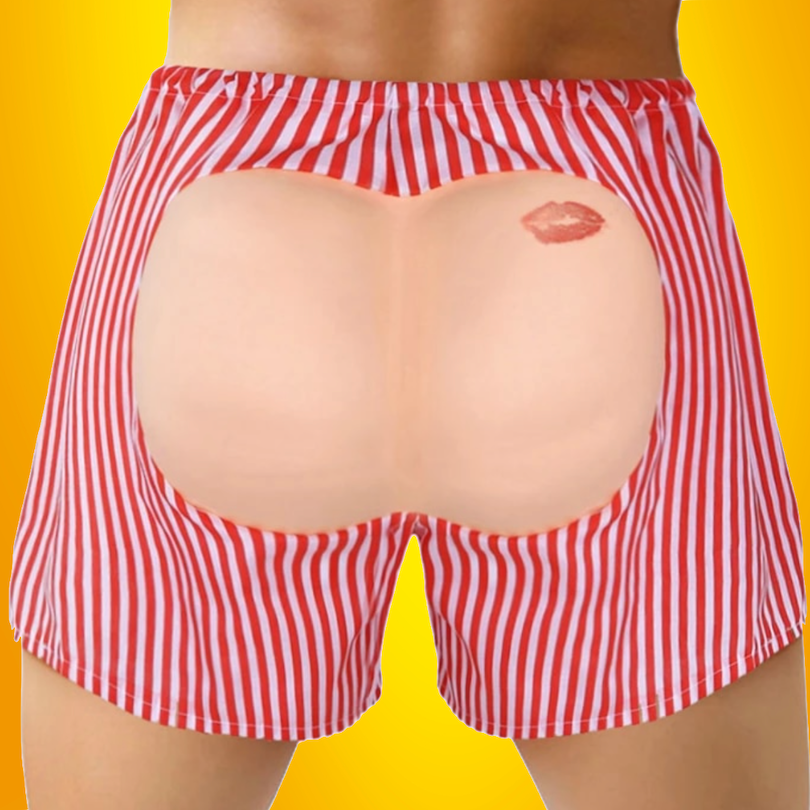 MOONING BUM SHORTS JOKE TOY MAGIC JOKE SHOP AUSTRALIA