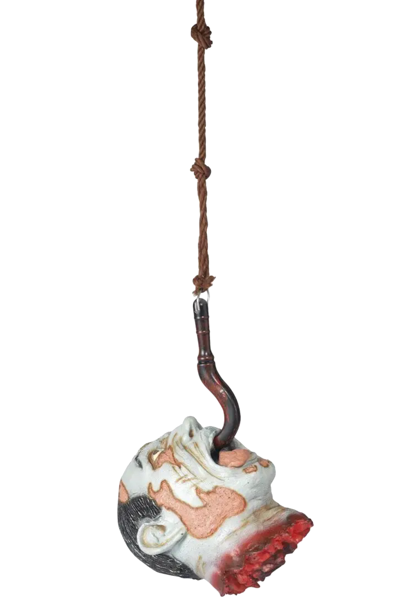 SEVERED HEAD ON HOOK