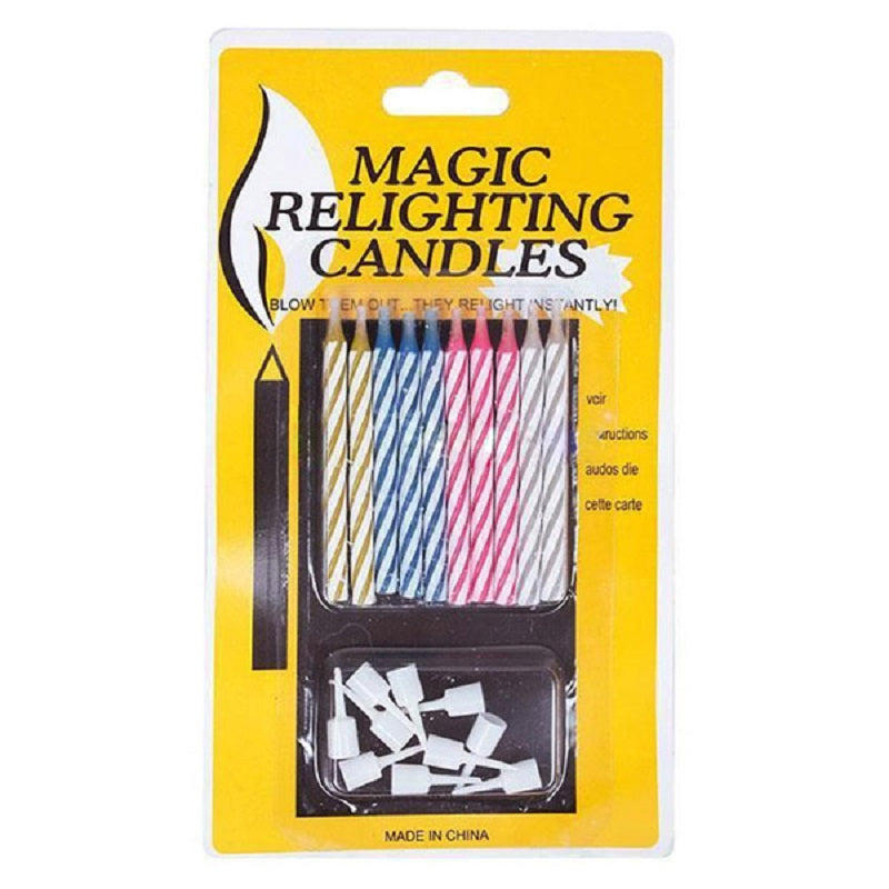 TRICK RELIGHTING CANDLES