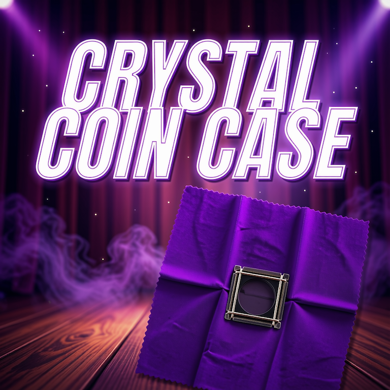 CRYSTAL COIN CASE MAGIC TRICK MAGIC SHOP AUSTRALIA