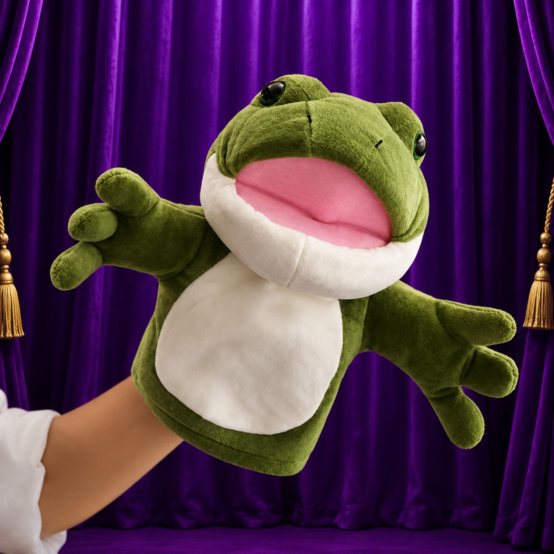 FRANKIE FROG HAND PUPPET PUPPET SHOP AUSTRALIA