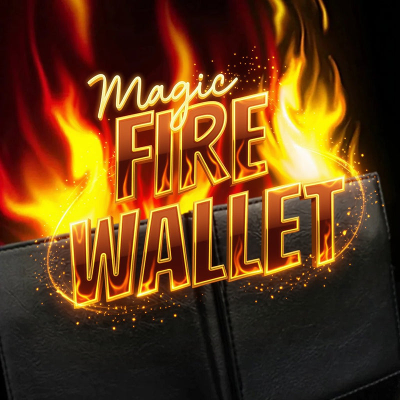MAGICIAN FIRE WALLET | PRO VERSION MAN MADE LEATHER
