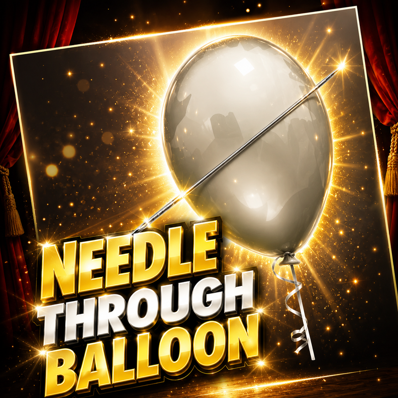 NEEDLE THRU BALLOON