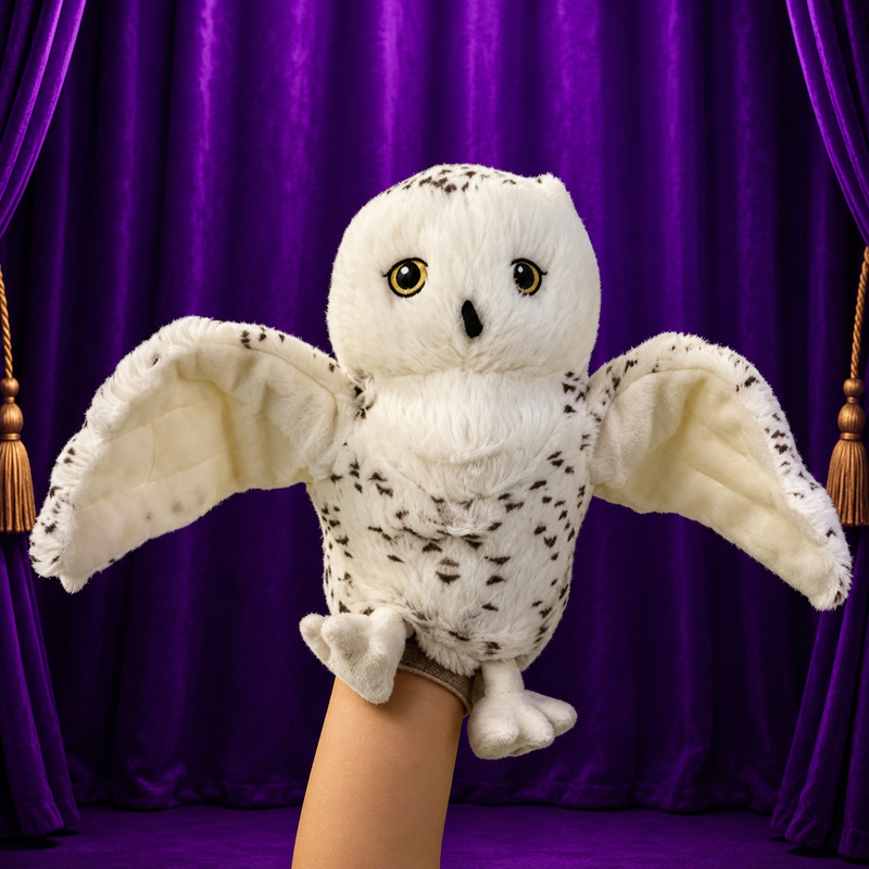 OWEN OWL HAND PUPPET