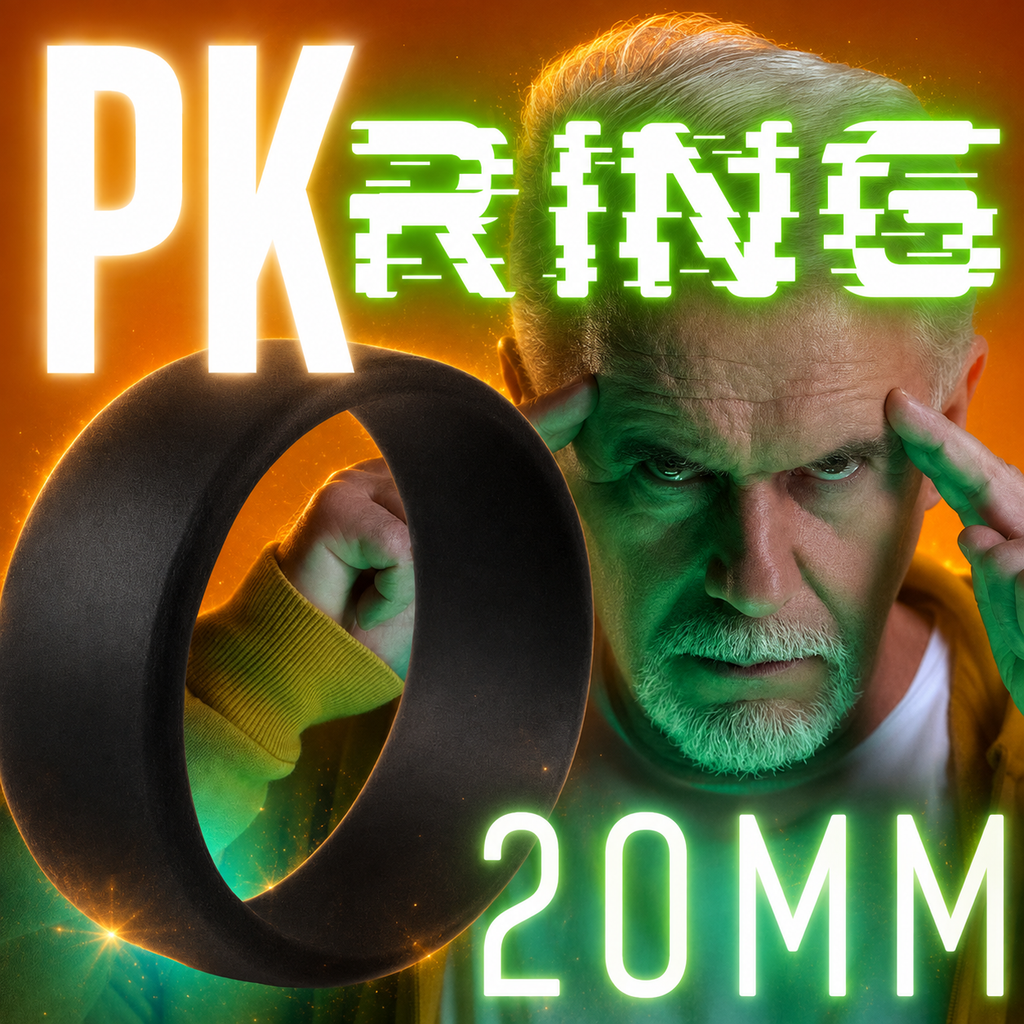 PK RING - BLACK MODERN 20MM MAGICIAN SUPPLIES MAGIC SHOP AUSTRALIA