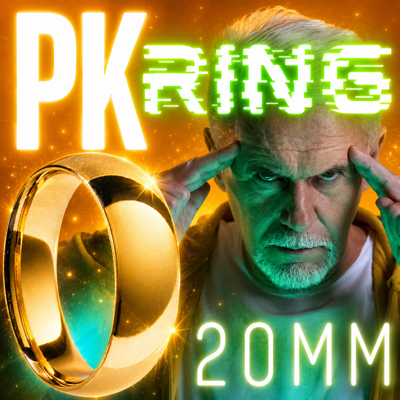 PK RING - GOLD CURVED 20MM MAGICIAN SUPPLIES SHOP AUSTRALIA
