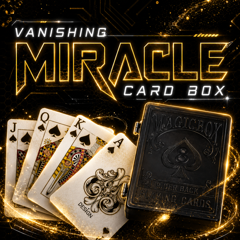 VANISHING MIRACLE CARD BOX TRICK MAGIC SHOP AUSTRALIA