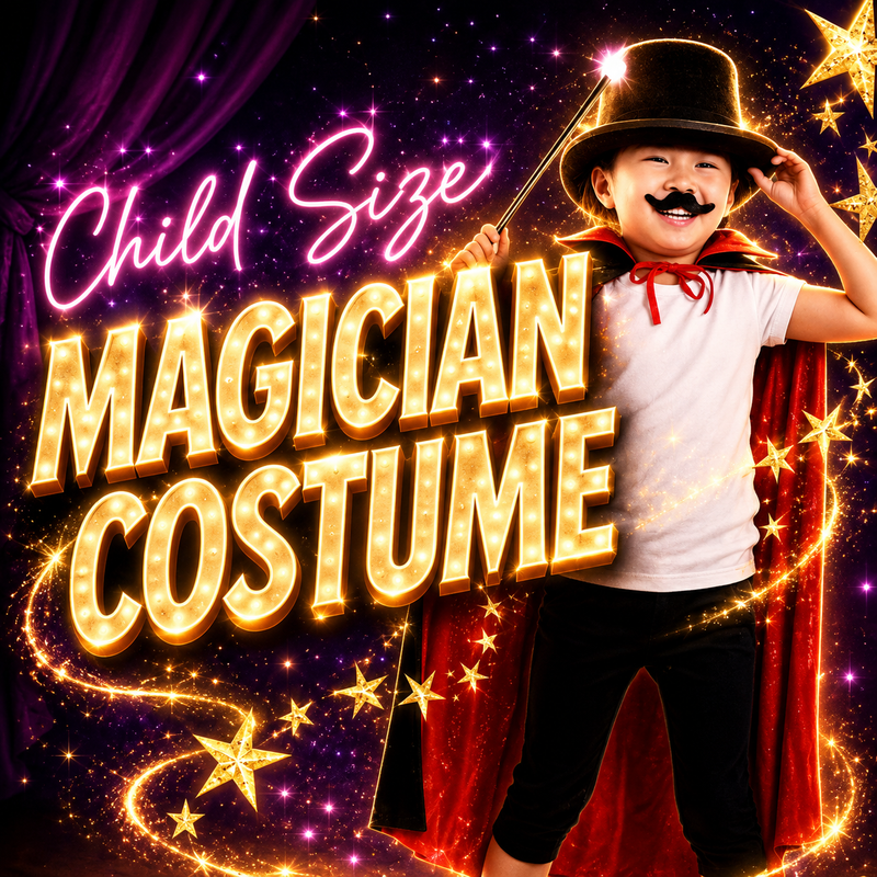 MAGICIAN COSTUME - CHILD SIZE