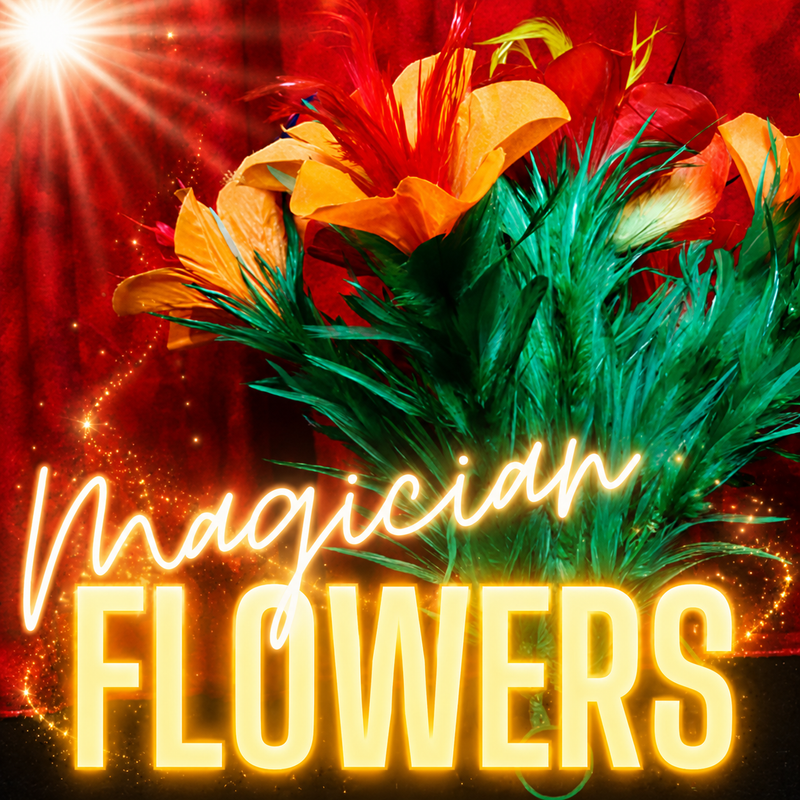 MAGICIAN FLOWERS FROM SLEEVE TRICK MAGIC SHOP AUSTRALIA