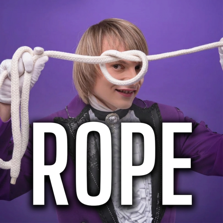 MAGICIAN WHITE ROPE SUPPLIES MAGIC SHOP AUSTRALIA
