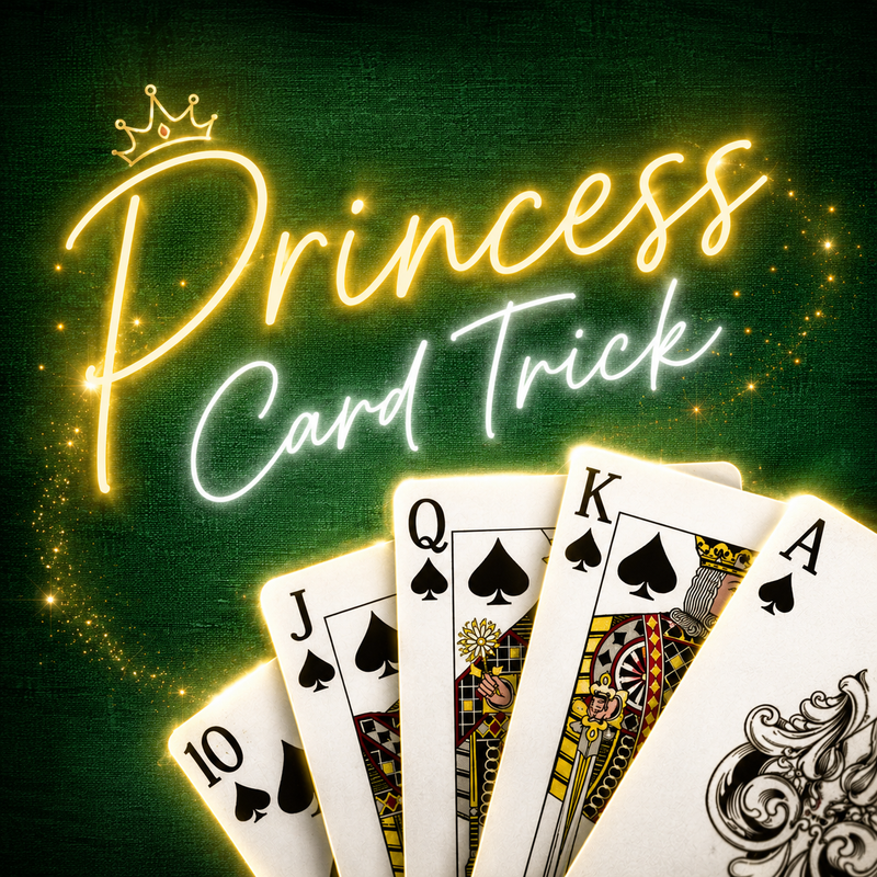 Princess Card Trick Magic Shop Australia