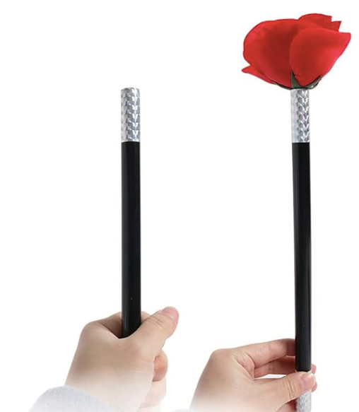 INSTANT ROSE ON MAGIC WAND