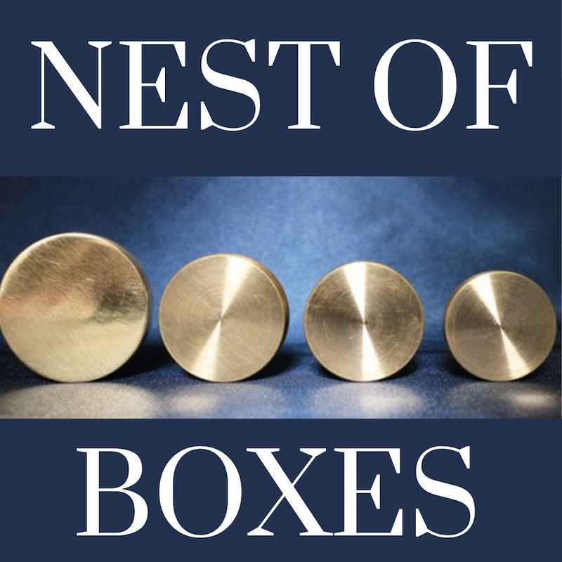 NEST OF BOXES | BRASS
