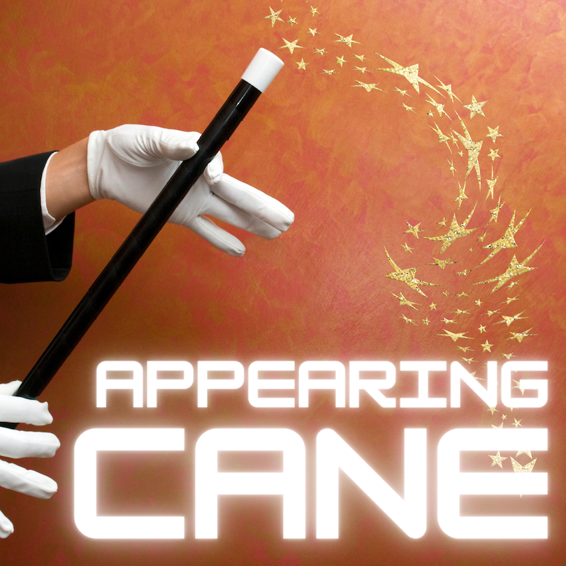 ULTRA APPEARING CANE - SILVER METAL