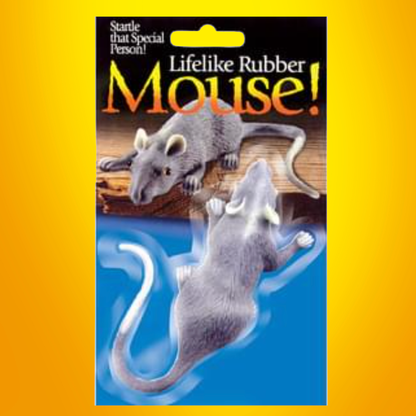 FAKE RUBBER MOUSE TOY