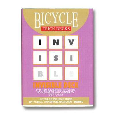 Invisible Deck Bicycle Card Trick