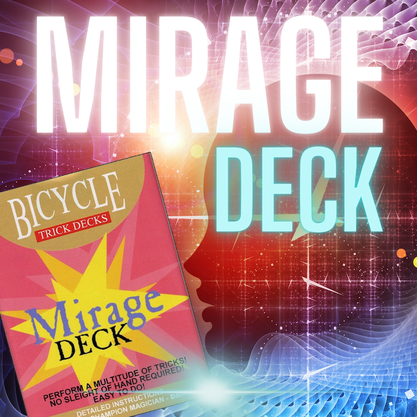MIRAGE DECK CARD TRICK - BLUE BICYCLE