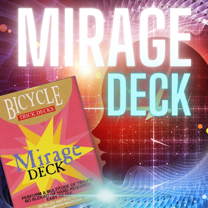 MIRAGE DECK CARD TRICK - RED BICYCLE