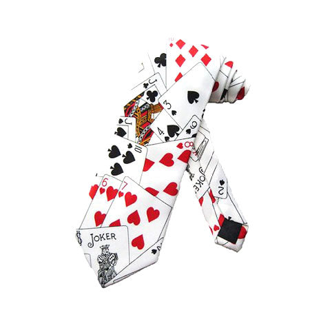 PLAYING CARDS NECK TIE