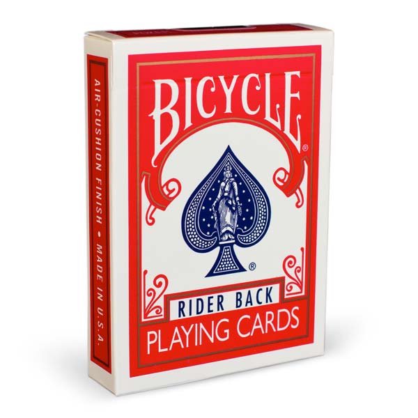 Bicycle Red Stripper Deck Card Trick
