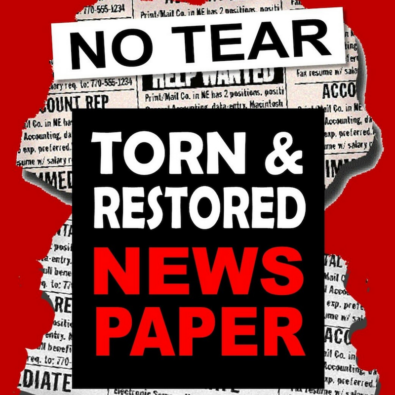 NO TEAR NEWSPAPER TRICK | VERSION 2